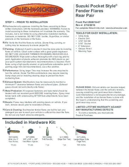 Installation Manual